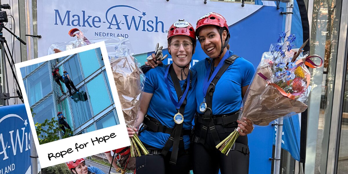 Team hannah vanaf hoogte voor hoop