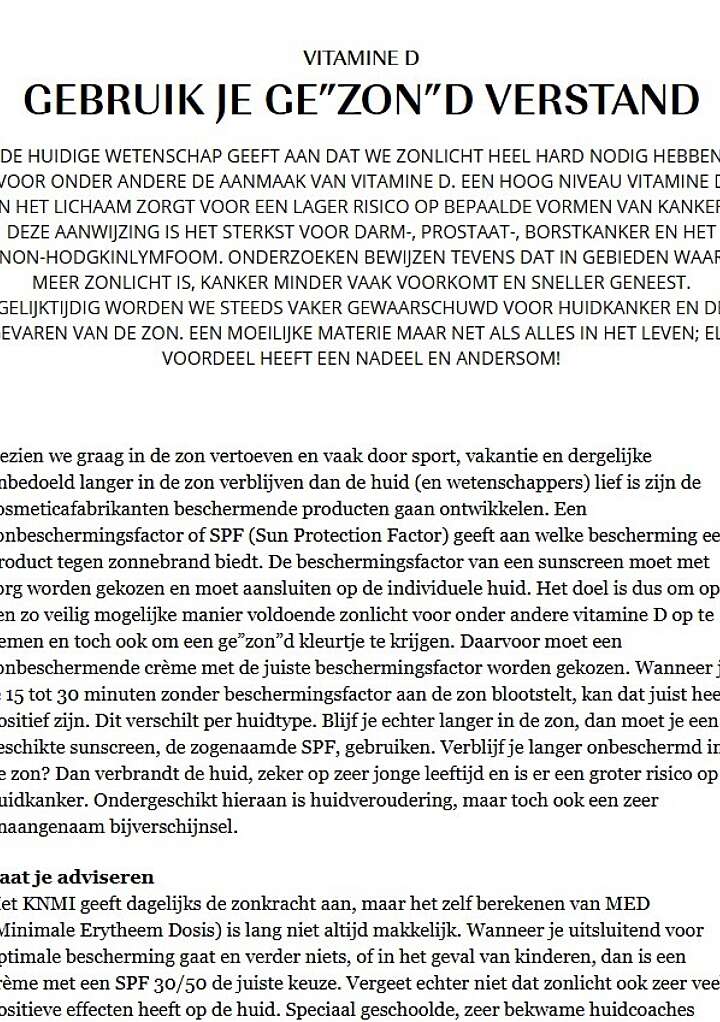 Publicatie Gebruik je ge''zon''d verstand