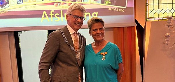 Koninklijke onderscheiding voor Monica van Ee