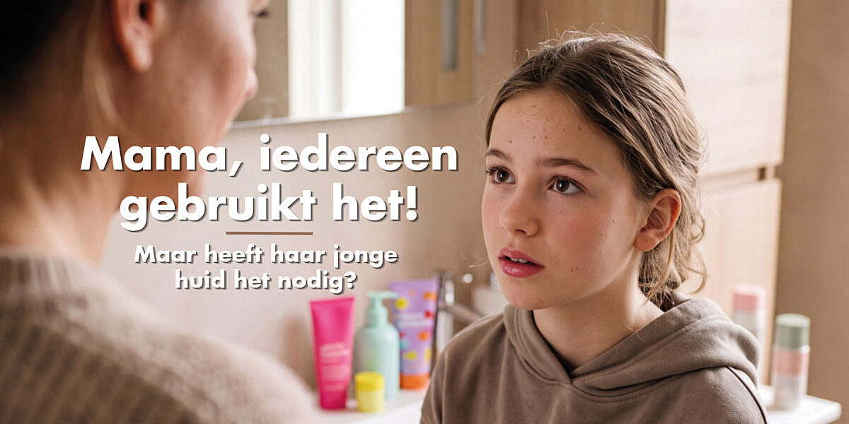 Meisjes van twaalf hebben geen antirimpelcrème nodig!